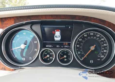 2018 Bentley Flying Spur W12 z USA, uszkodzony, nr VIN SCBEC9ZA2JC070647